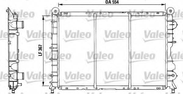 VALEO 730518 Радиатор, охлаждение двигателя