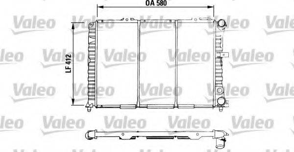 VALEO 730535 Радиатор, охлаждение двигателя