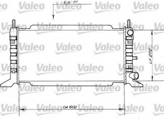 VALEO 730560 Радиатор, охлаждение двигателя