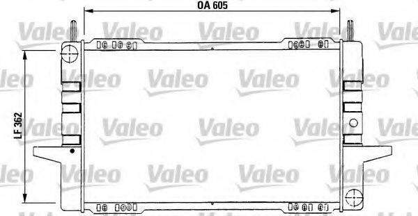 VALEO 730566 Радиатор, охлаждение двигателя