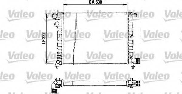 VALEO 730569 Радиатор, охлаждение двигателя