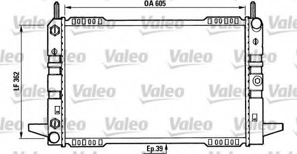 VALEO 730586 Радиатор, охлаждение двигателя