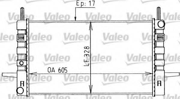 VALEO 730589 Радиатор, охлаждение двигателя
