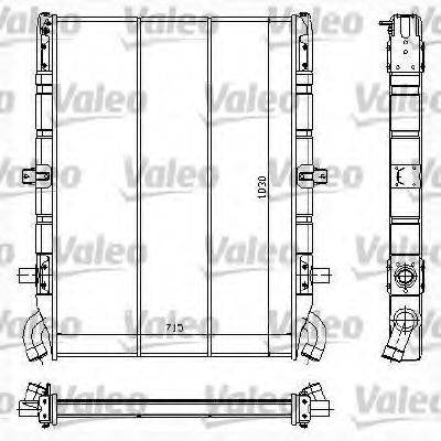 VALEO 730638 Радиатор, охлаждение двигателя