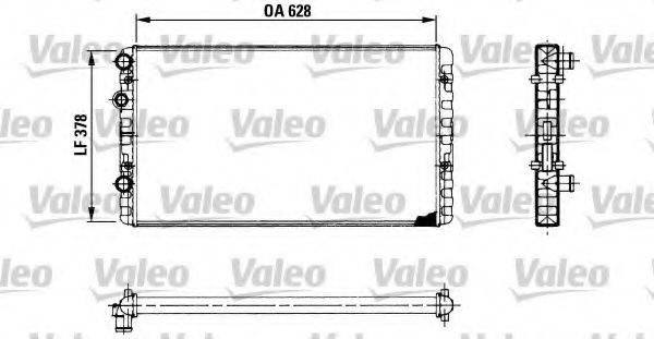 VALEO 730955 Радиатор, охлаждение двигателя