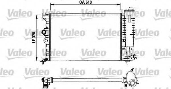 VALEO 730960 Радиатор, охлаждение двигателя