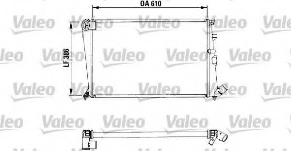 VALEO 730961 Радиатор, охлаждение двигателя