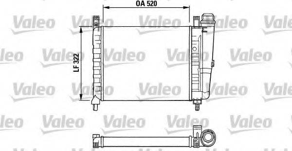 VALEO 730991 Радиатор, охлаждение двигателя