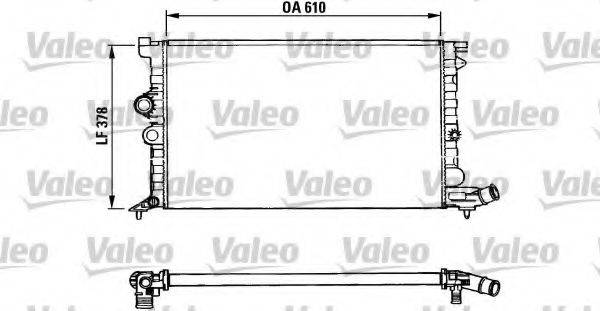 VALEO 731009 Радиатор, охлаждение двигателя