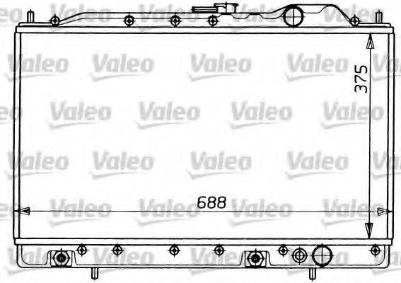 VALEO 731054 Радиатор, охлаждение двигателя