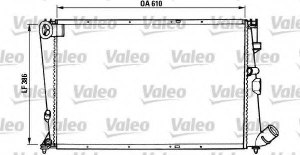 VALEO 731103 Радиатор, охлаждение двигателя