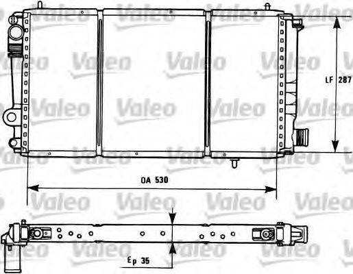 VALEO 731173 Радиатор, охлаждение двигателя