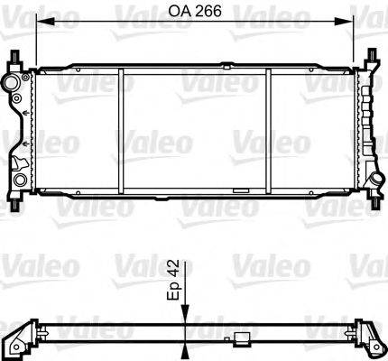 VALEO 731179 Радиатор, охлаждение двигателя