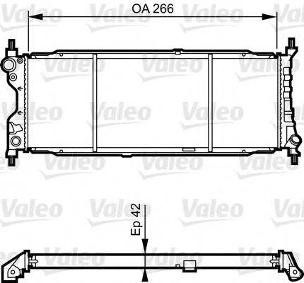 VALEO 731179 Радиатор, охлаждение двигателя