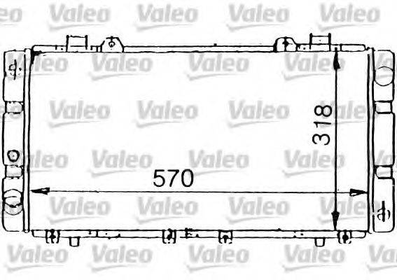 VALEO 731199 Радиатор, охлаждение двигателя