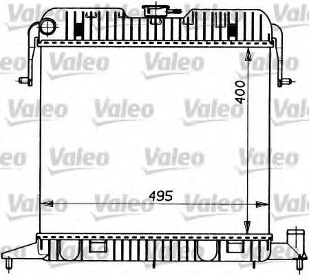 VALEO 731201 Радиатор, охлаждение двигателя