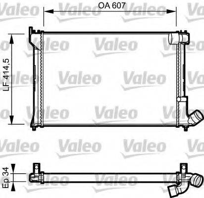 VALEO 731297 Радиатор, охлаждение двигателя