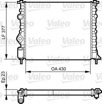 VALEO 731378 Радиатор, охлаждение двигателя