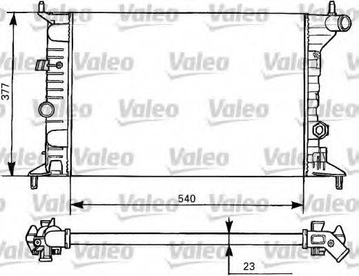 VALEO 731525 Радиатор, охлаждение двигателя