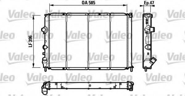 VALEO 731538 Радиатор, охлаждение двигателя