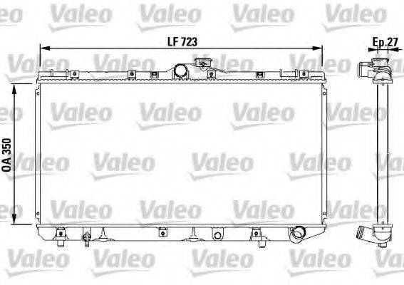 VALEO 731568 Радиатор, охлаждение двигателя