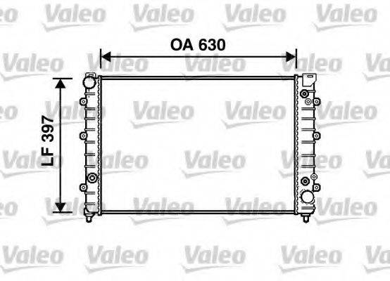 VALEO 731759 Радиатор, охлаждение двигателя