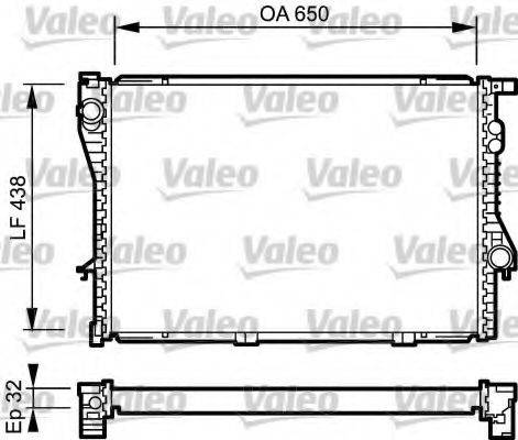 VALEO 731766 Радиатор, охлаждение двигателя