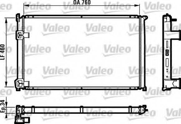 VALEO 732063 Радиатор, охлаждение двигателя
