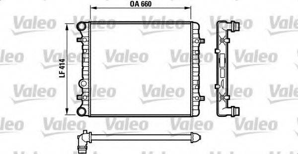 VALEO 732175 Радиатор, охлаждение двигателя