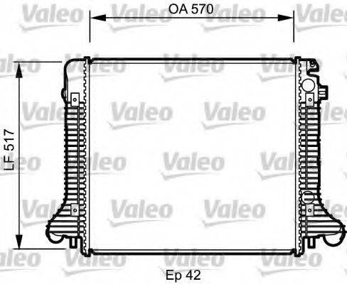 VALEO 732304 Радиатор, охлаждение двигателя