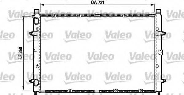 VALEO 732397 Радиатор, охлаждение двигателя