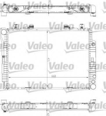 VALEO 732447 Радиатор, охлаждение двигателя