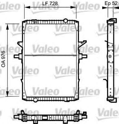 VALEO 732572 Радиатор, охлаждение двигателя