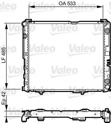 VALEO 732591 Радиатор, охлаждение двигателя