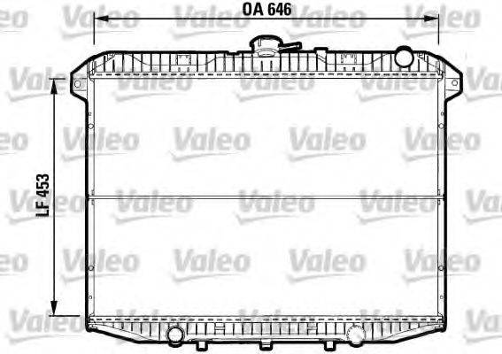 VALEO 732592 Радиатор, охлаждение двигателя