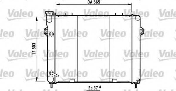 VALEO 732713 Радиатор, охлаждение двигателя