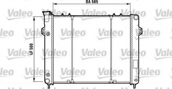 VALEO 732782 Радиатор, охлаждение двигателя