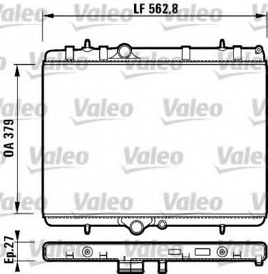 VALEO 732888 Радиатор, охлаждение двигателя