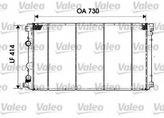 VALEO 732919 Радиатор, охлаждение двигателя