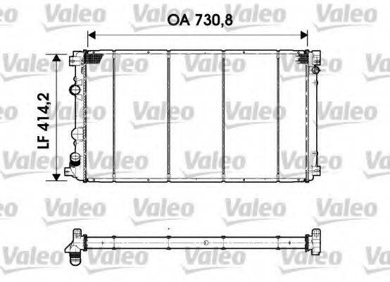 VALEO 732920 Радиатор, охлаждение двигателя