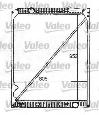 VALEO 732982 Радиатор, охлаждение двигателя