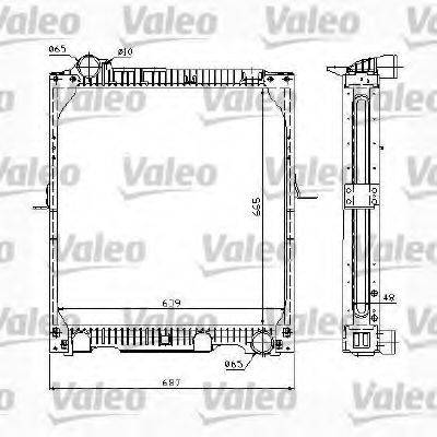 VALEO 732986 Радиатор, охлаждение двигателя