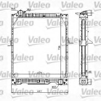 VALEO 732992 Радиатор, охлаждение двигателя