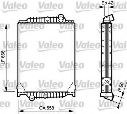 VALEO 733495 Радиатор, охлаждение двигателя