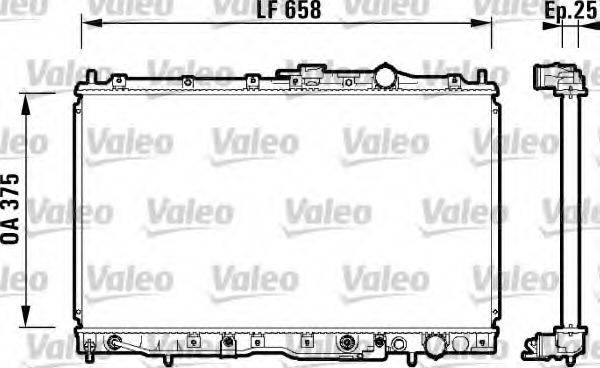 VALEO 734135 Радиатор, охлаждение двигателя