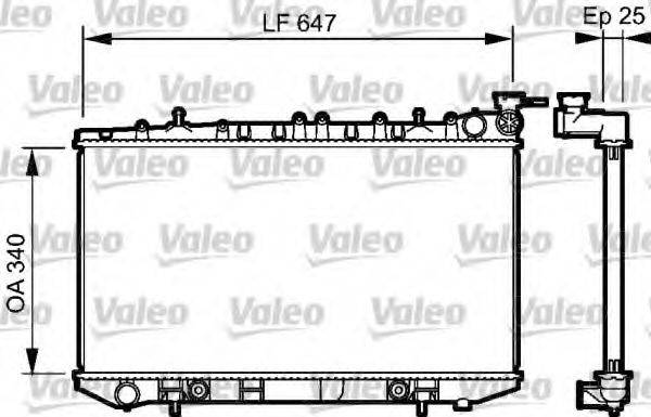 VALEO 734152 Радиатор, охлаждение двигателя