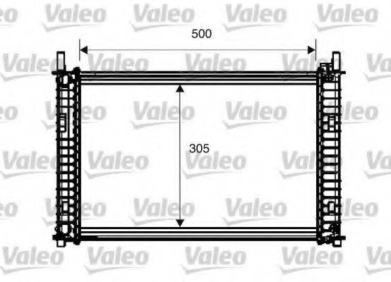 VALEO 734274 Радиатор, охлаждение двигателя