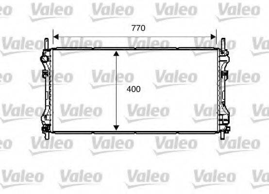 VALEO 734291 Радиатор, охлаждение двигателя