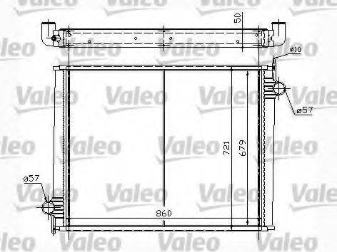 VALEO 734294 Радиатор, охлаждение двигателя