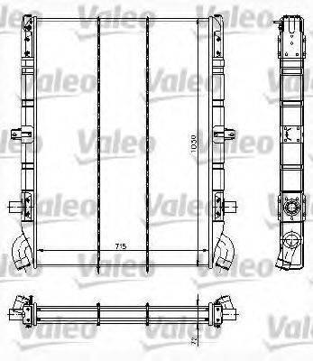VALEO 734295 Радиатор, охлаждение двигателя